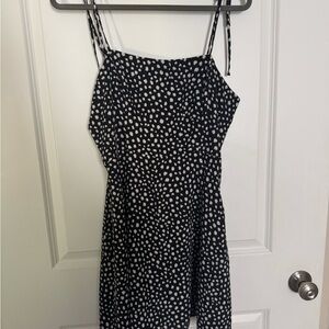 Dry Goods Black and White Polka Dot Mini Dress